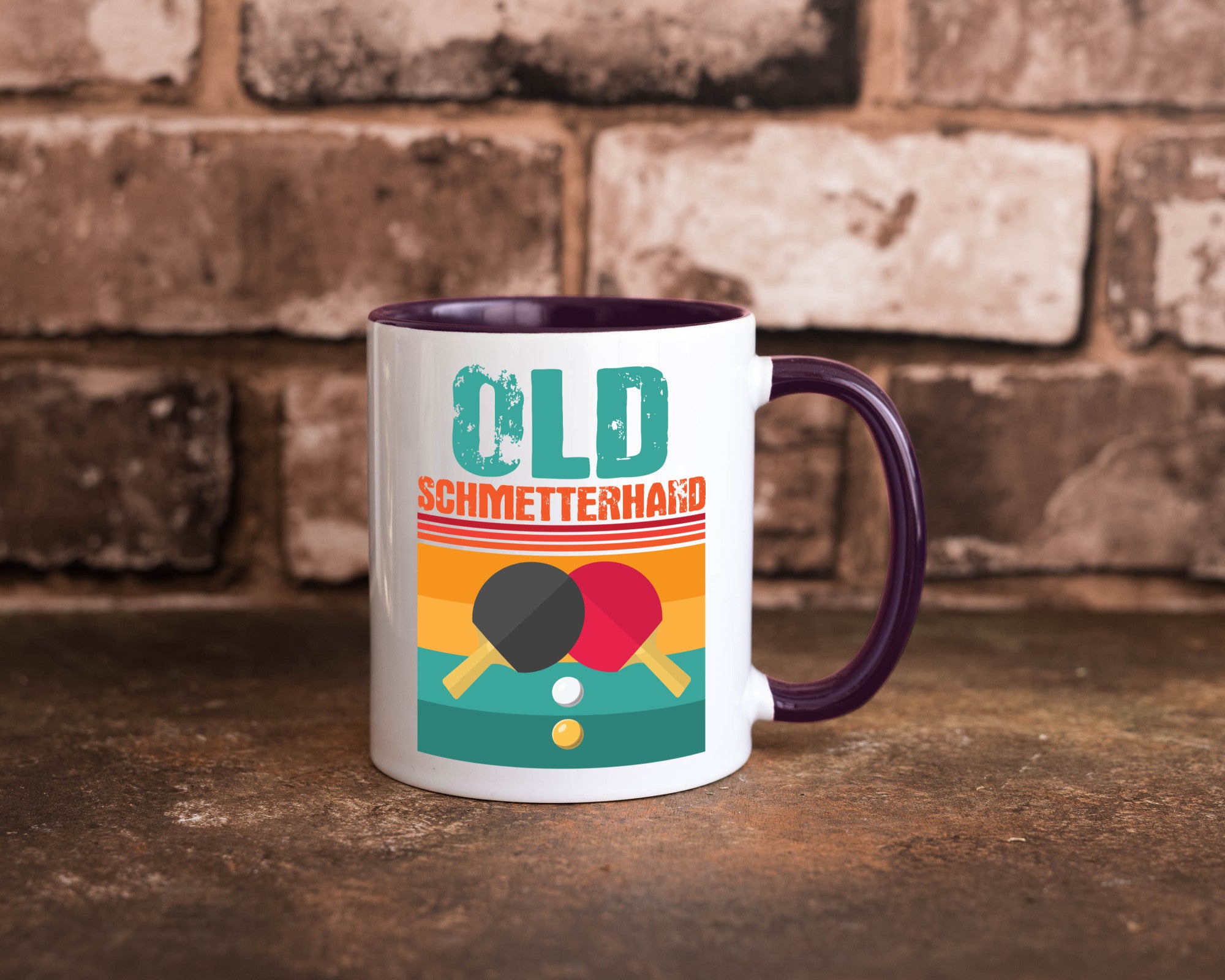 Tischtennis Tasse Humor Geschenkidee