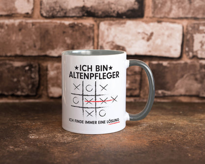 Lösung finden: Altenpfleger | Pflegepersonal v2 lustiger Spruch Geschenk Humor