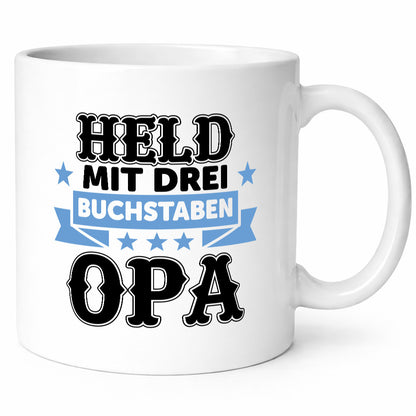 Held, drei Buchstaben, Opa | Held Sterne Auszeichnung lustiger Spruch Geschenk