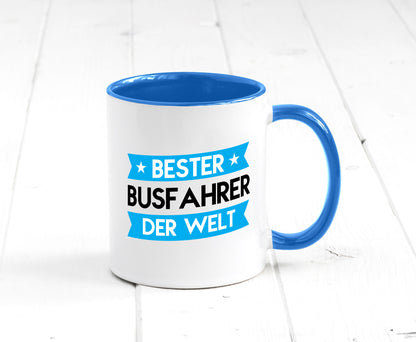 Bester Busfahrer | Berufsfahrer Fahrer v2 Geschenkidee Arbeit Kollegen Büro