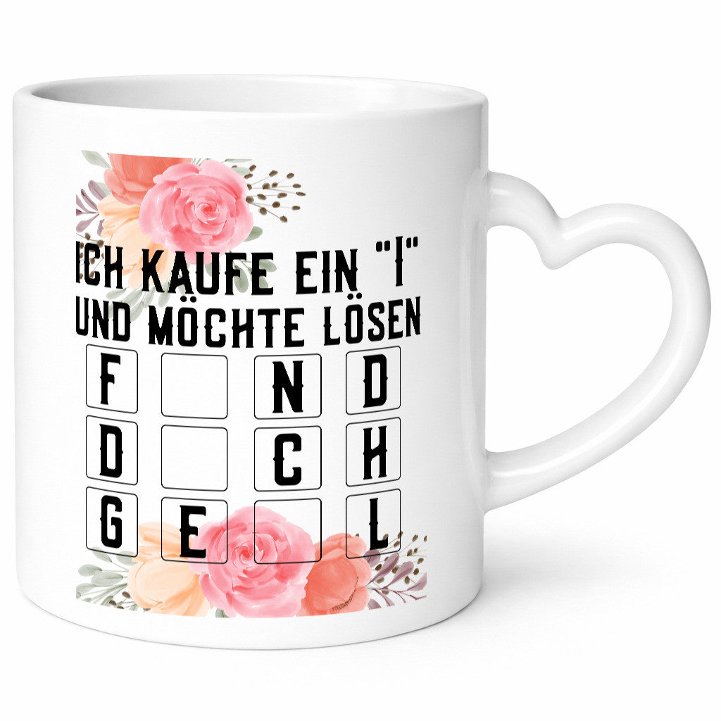 Ich kaufe ein i | Glücksrad Rätsel Flirten attraktiv lustiger Spruch Geschenk