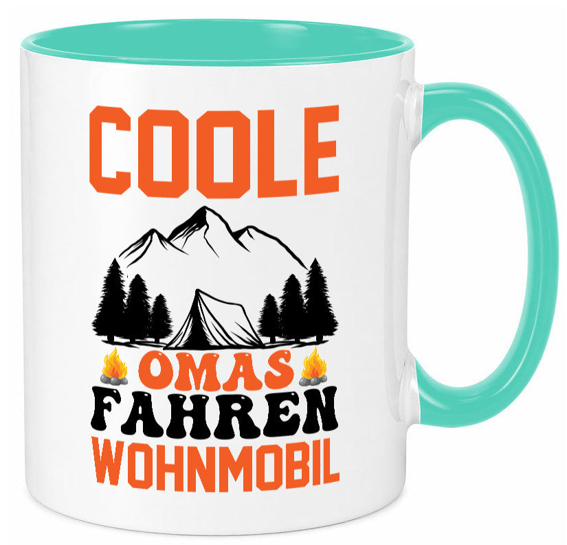 Coole Omas Fahren Wohnmobil | Camping lustig Familie Geschenkidee Geschenk Tasse