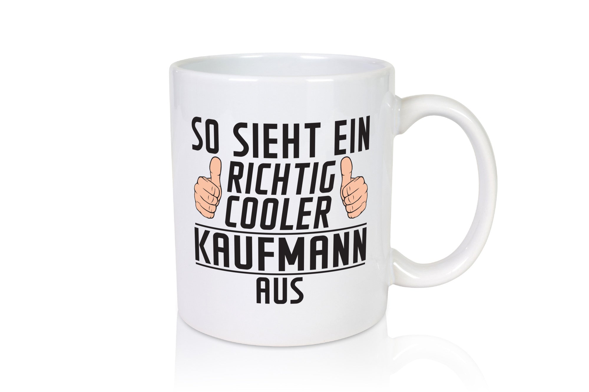 Richtig Cooler Kaufmann Kaufmänner lustig Humor Geschenkidee Geschenk Tasse
