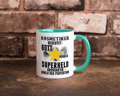 Bedeutung von Kosmetiker | Kosmetik Stylist Visagist Geschenkidee Humor Tasse