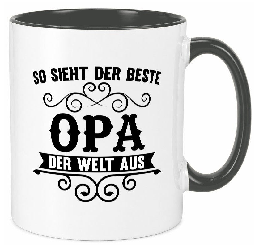 Der Beste Opa | Großvater Enkel Geschenkidee Familie Humor Tasse