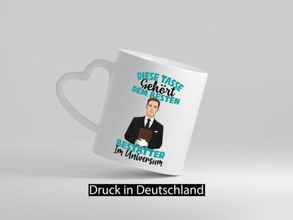 Im Universum: Bestatter | Bestattung Totengräber lustig Humor Geschenkidee