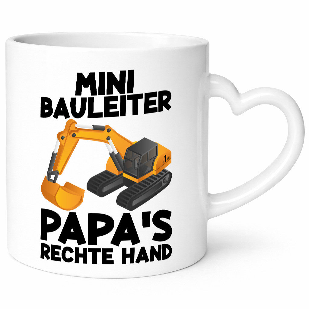 Mini Bauleiter | Kind Sohn Bagger Baustelle Junge Geschenkidee Familie Humor