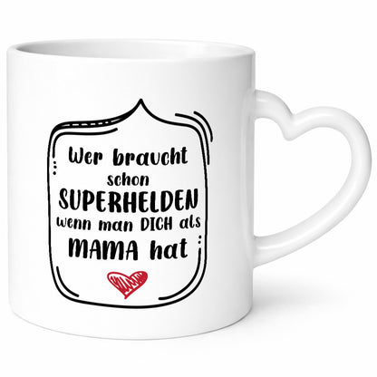 Mama ist die beste | kann alles Muttertag Humor Familie Geschenkidee Tasse