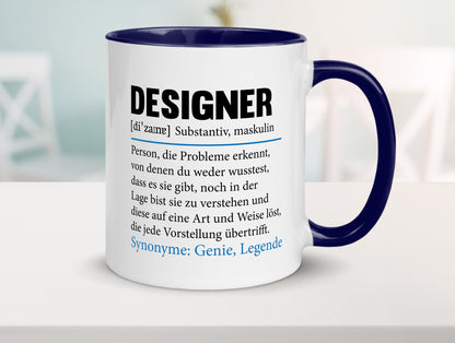Designer Beruf | Gestalter Medien Schmuck Mode Geschenk Arbeit Kollegen Büro