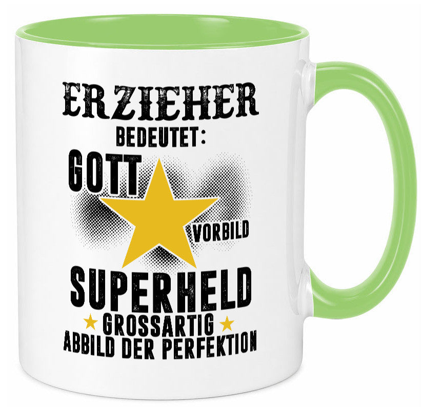 Bedeutung von Erzieher | Pädagoge Schule lustiger Spruch Geschenk Humor