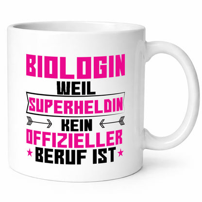 Superheldin Biologin | Biologie Naturforscherin lustiger Spruch Geschenk Humor