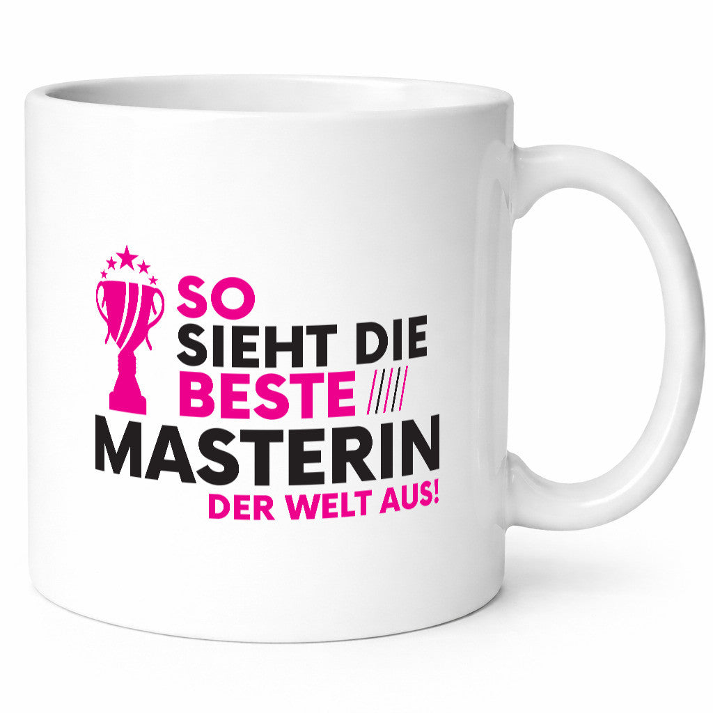 Die Weltbeste Masterin | Student Uni Master Studium Humor Geschenkidee Tasse