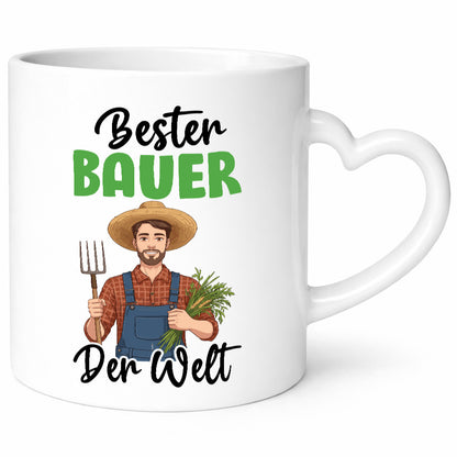 Bester Bauer | Bauernhof Landwirtschaft v2 Geschenkidee Humor Tasse