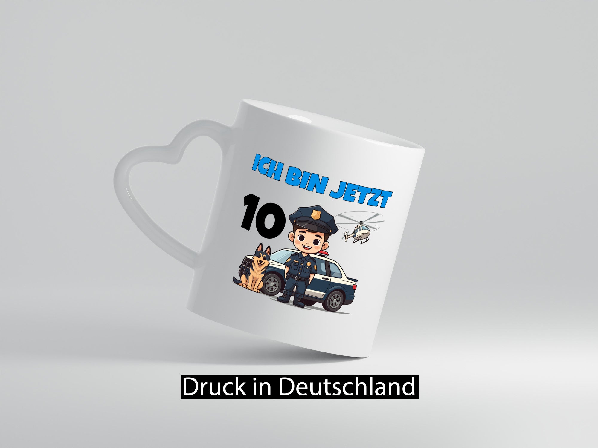 10. Geburtstag | 10 Jahre Polizei Kind Polizeiauto lustig Geschenkidee Geschenk