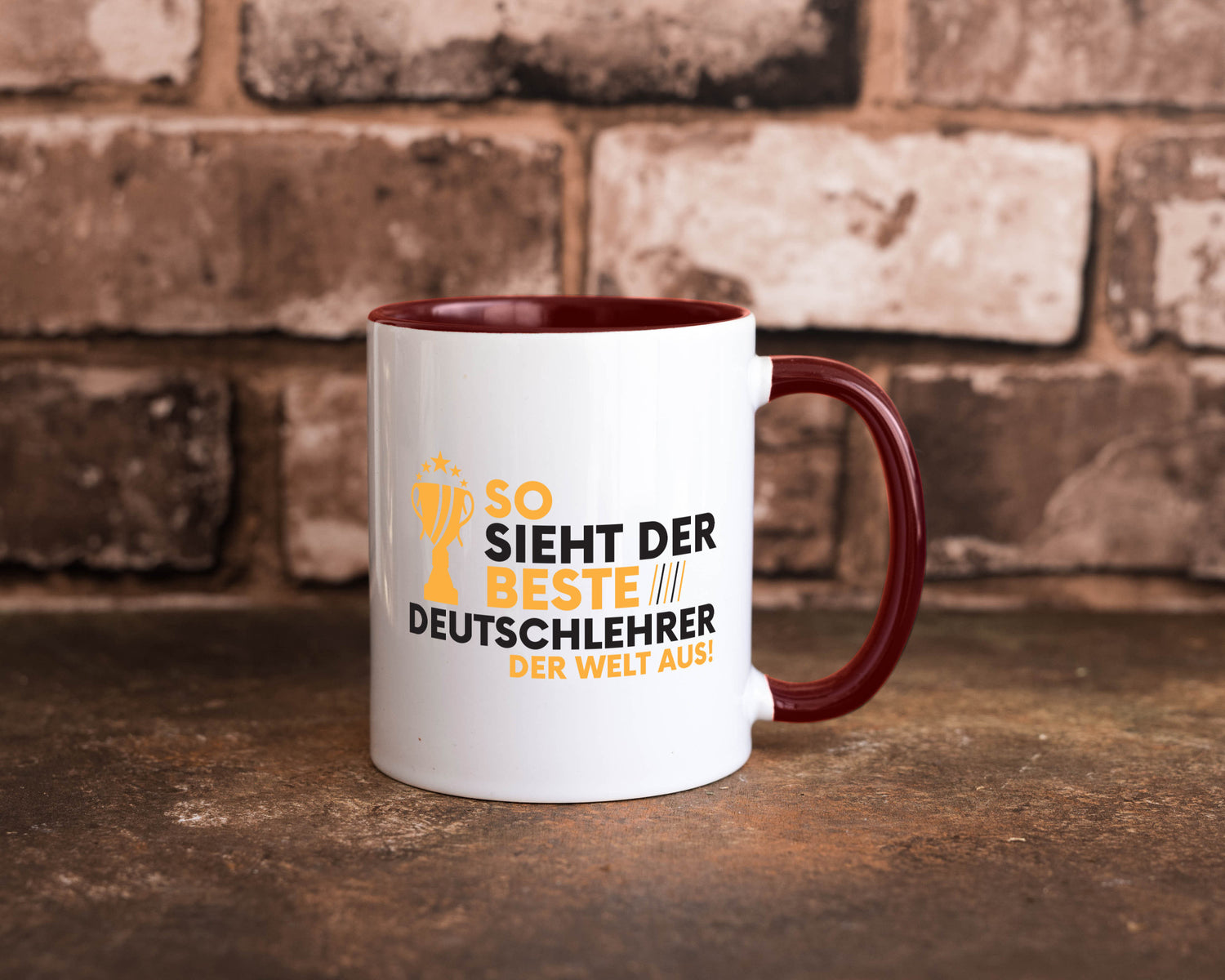 Der Weltbeste Deutschlehrer | Lehrer Schule lustiger Spruch Geschenk Humor