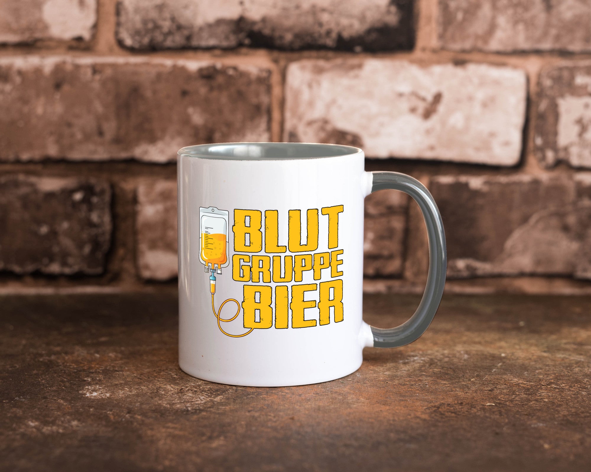 Blutgruppe Bier | Saufen Trinken Biertrinker Humor Geschenkidee Tasse
