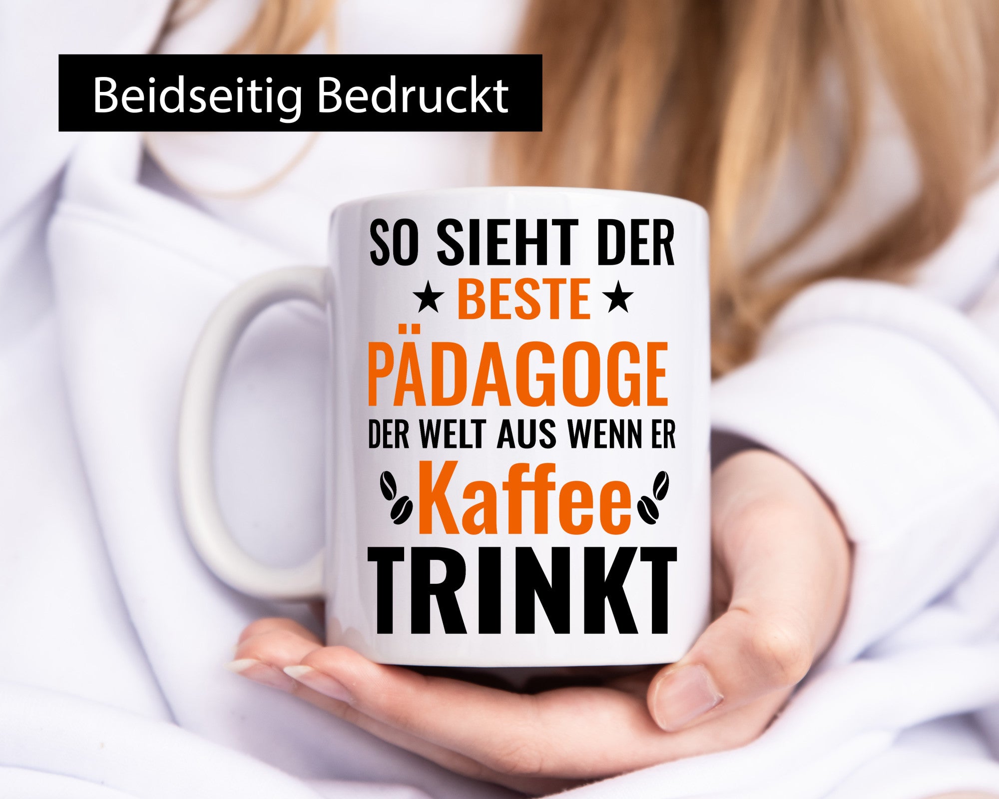 Kaffee trinkt: Pädagoge | Pädagogik Geschenk Humor Geschenkidee lustiger Spruch