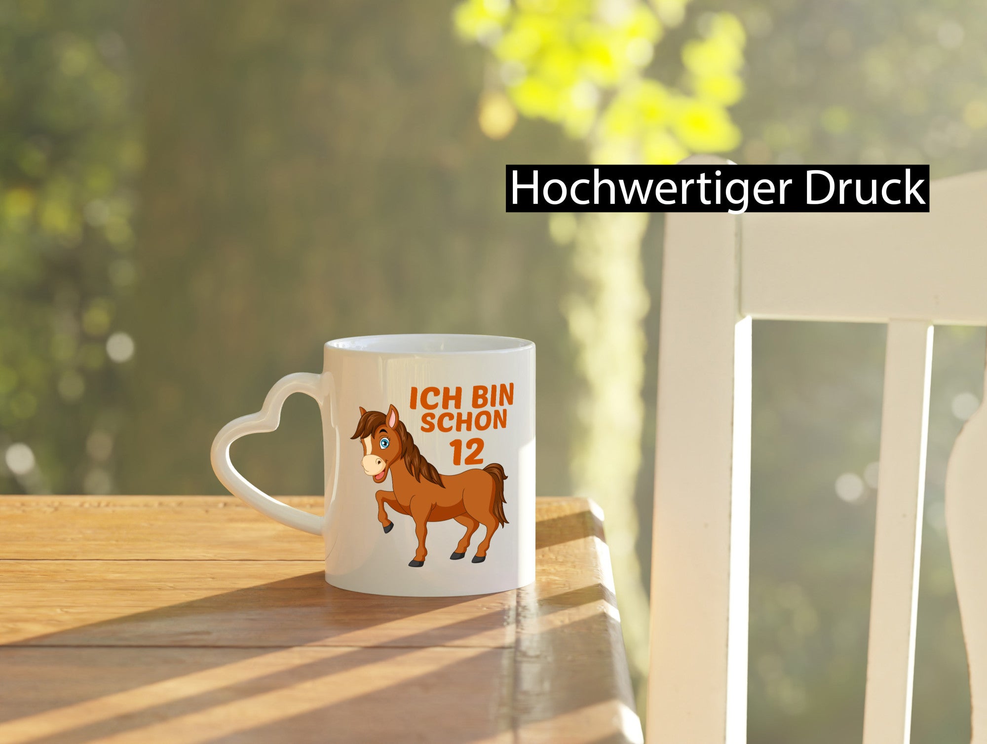 12. Geburtstag | Ich bin schon 12 Pferde Pony Geschenkidee Humor Tasse