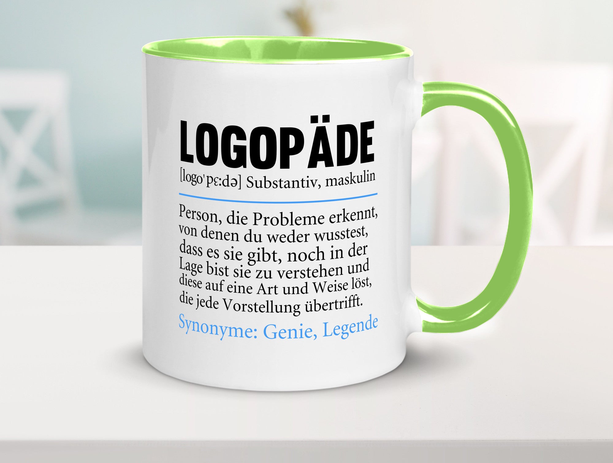 Logopäde | Spruch lustig Sprachtherapie Beruf lustiger Geschenk Arbeit Kollegen