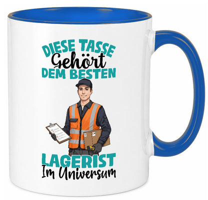 Im Universum: Lagerist | Lageristen Lager Arbeiter lustig Arbeit Kollegen Büro Tasse
