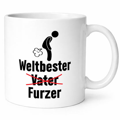 Weltbester Furzer | Bester Vater Vatertag Humor Familie Geschenkidee Tasse