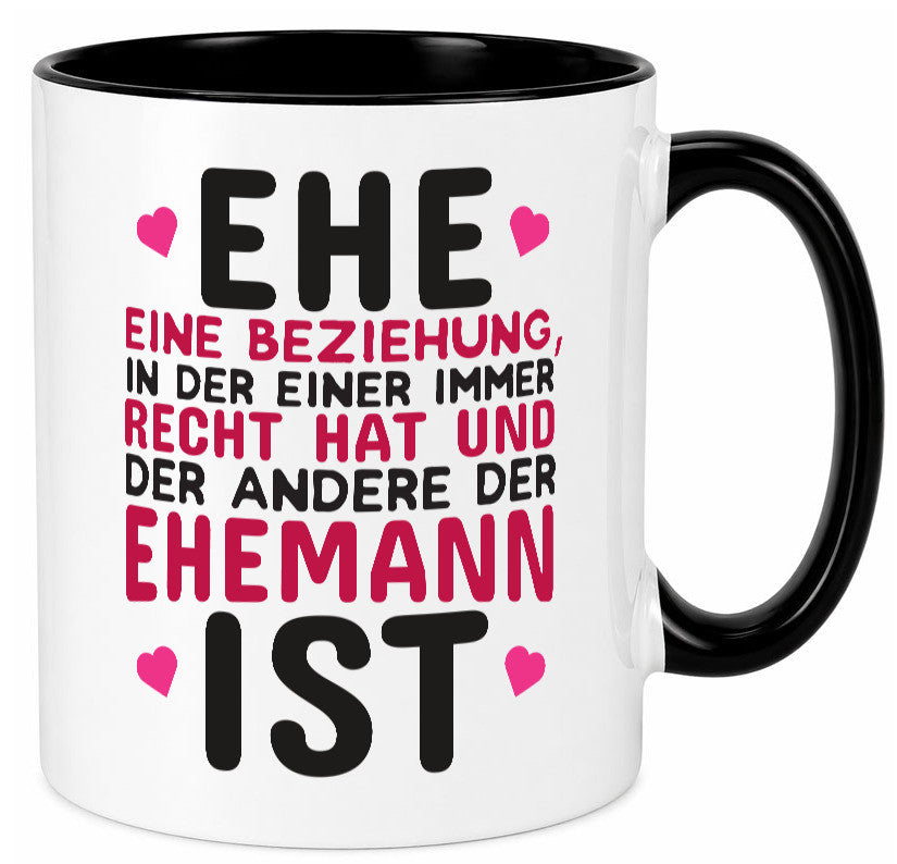 Ehepaar Spruch | Beziehung Tasse Ehemann Geschenk Humor Geschenkidee lustiger
