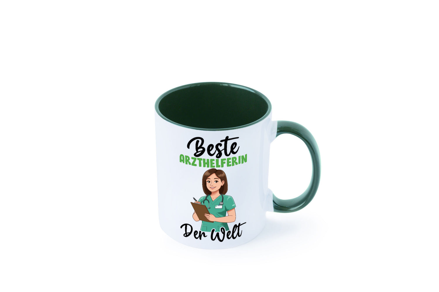 Beste Arzthelferin | Fachangestellte Medizin v2 Geschenkidee Humor Tasse