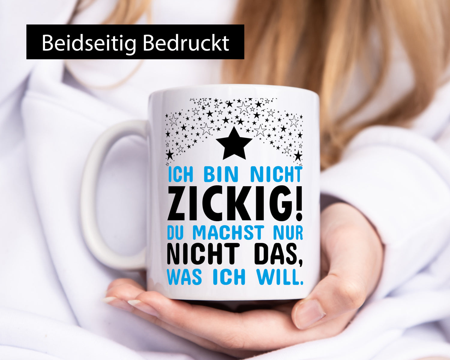 Ich bin keine Zicke lustig Humor Geschenkidee Geschenk Tasse