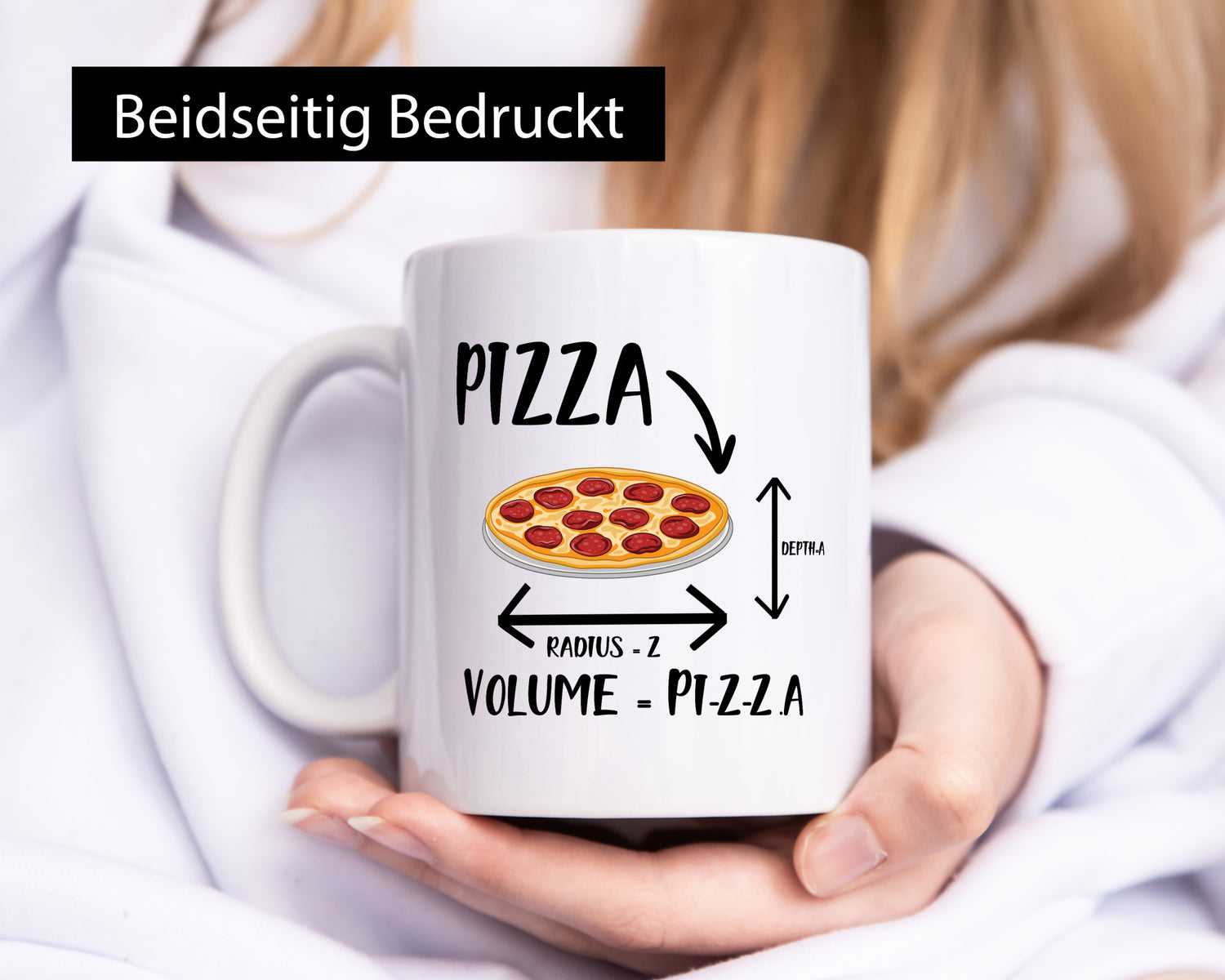 Mathe | Pizza Mathelehrerin Lehrer Kollege lustiger Spruch Geschenk Arbeit