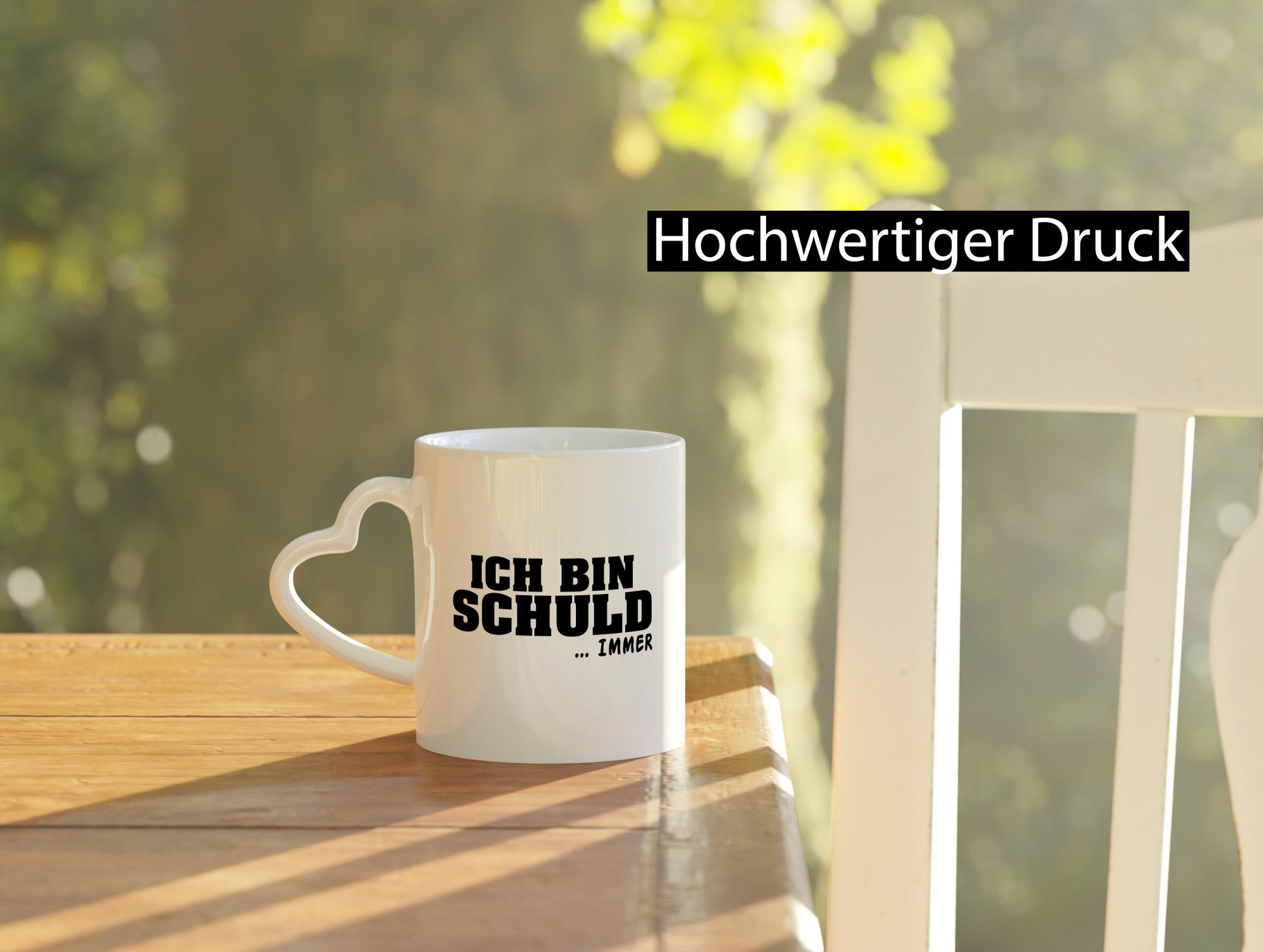 Ich bin Schuld | Schwarze Schaff lustig Humor Geschenkidee Geschenk Tasse