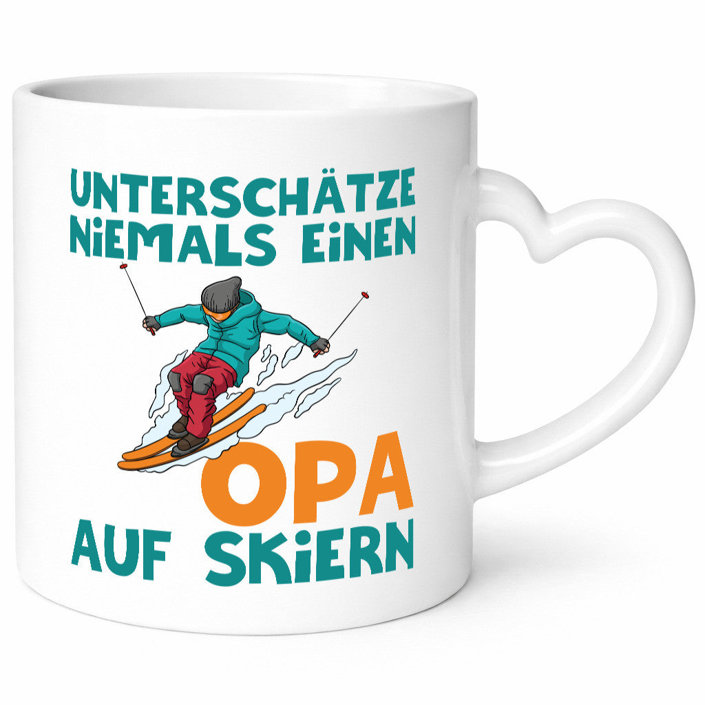 Never Underestimate an Old Man on Skis | Skier Snow Gift Family