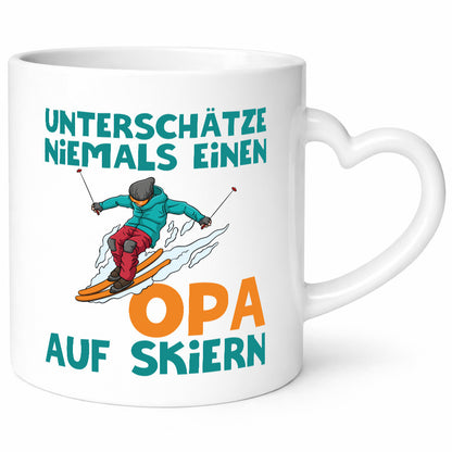 Never Underestimate an Old Man on Skis | Skier Snow Gift Family