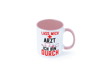 Arzt | Lass mich durch Herz Doktor Krankenhaus Puls Humor Geschenkidee Tasse