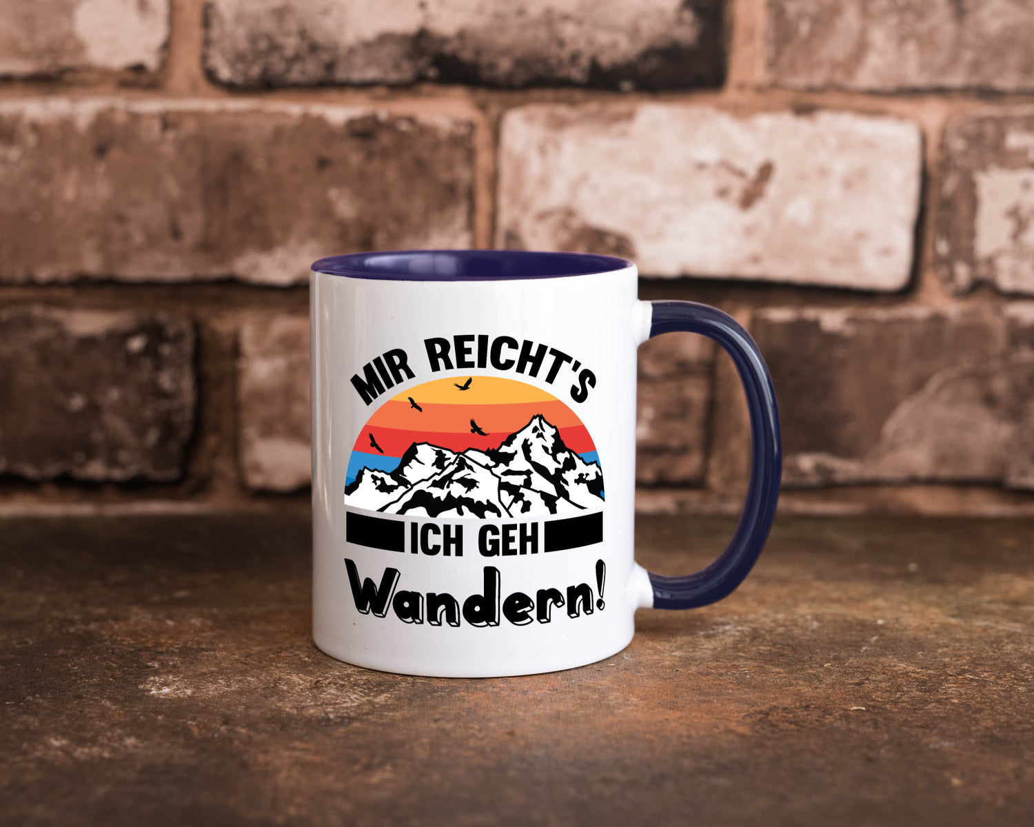 Mir reichts ich geh Wandern | Berge Laufen Natur Humor Geschenkidee Tasse