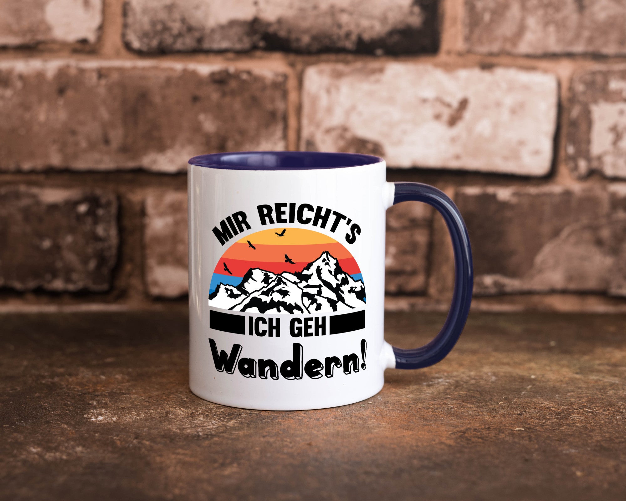 Mir reichts ich geh Wandern | Berge Laufen Natur Humor Geschenkidee Tasse