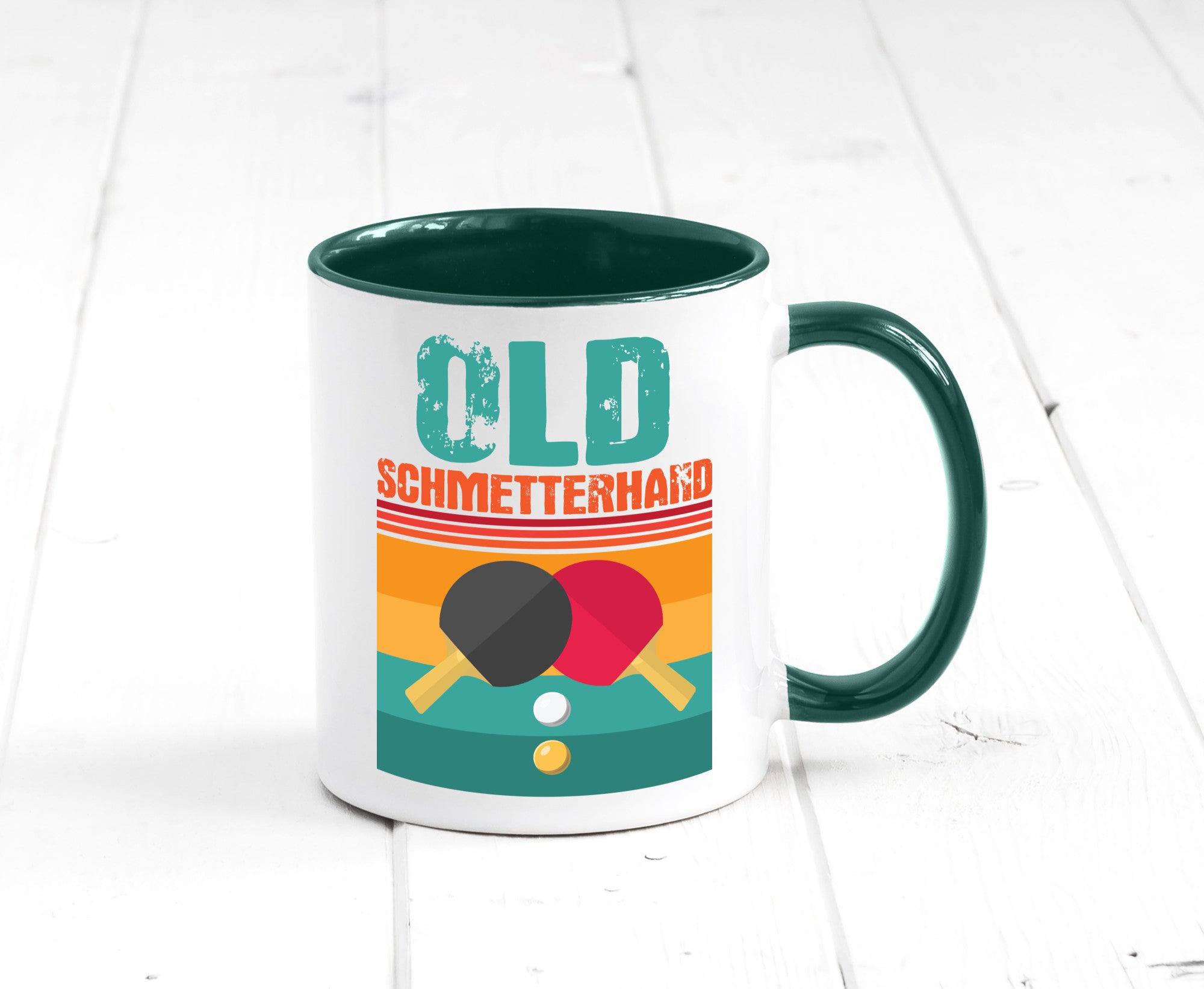 Tischtennis Tasse Humor Geschenkidee