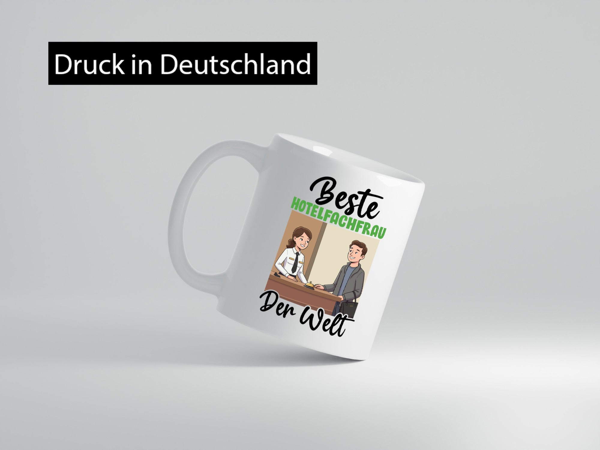 Beste Hotelfachfrau | Hotel v2 lustiger Spruch Geschenk Humor Geschenkidee Tasse