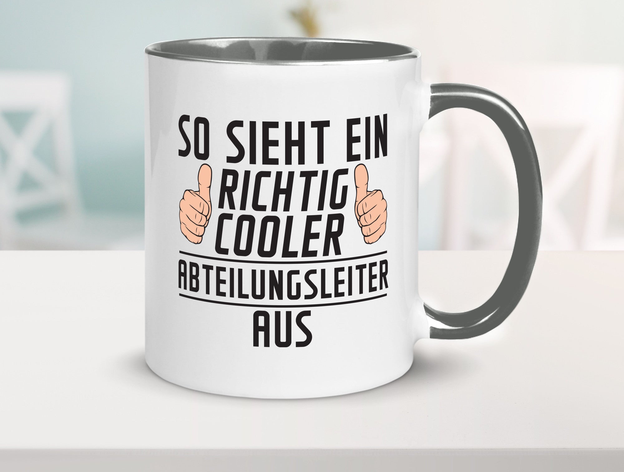 Richtig Cooler Abteilungsleiter| Führungskraft lustiger Spruch Geschenk Humor
