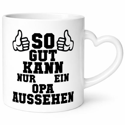 Opa sieht gut aus | Großvater Enkel Humor Familie Geschenkidee Tasse