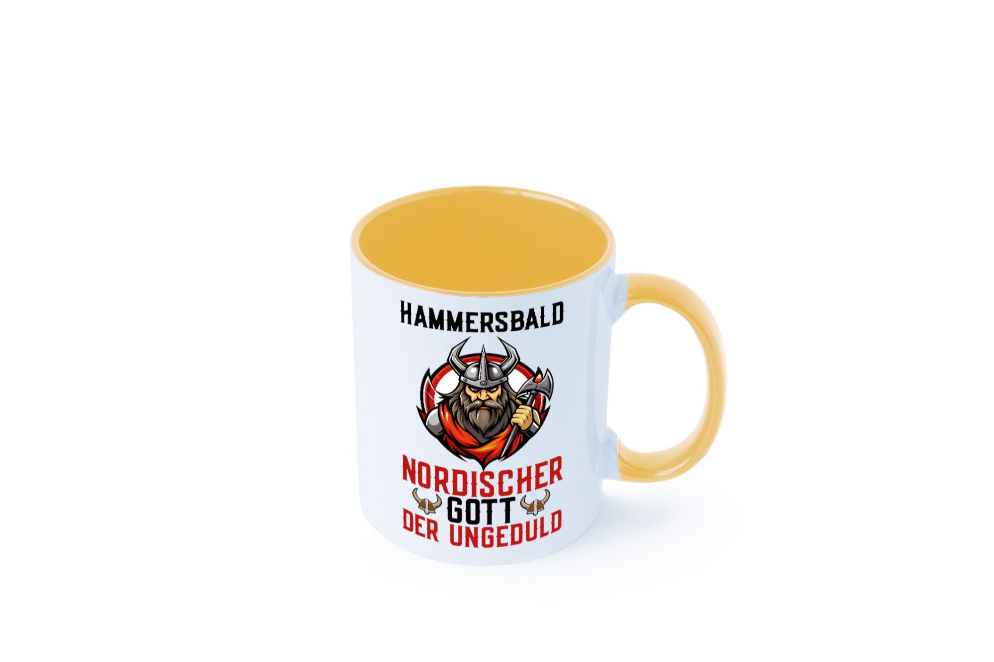 Hammersbald Nordischer Gott der ungeduld Humor Geschenkidee Tasse