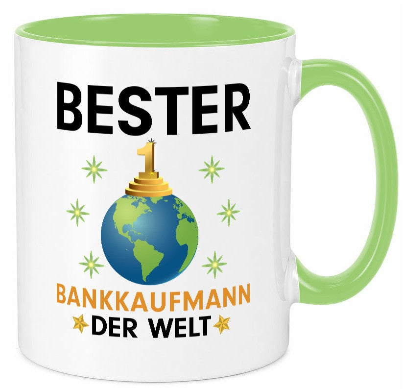 Welt Bester Bankkaufmann | Kaufmann Bank Kaufleute lustiger Spruch Geschenk Tasse
