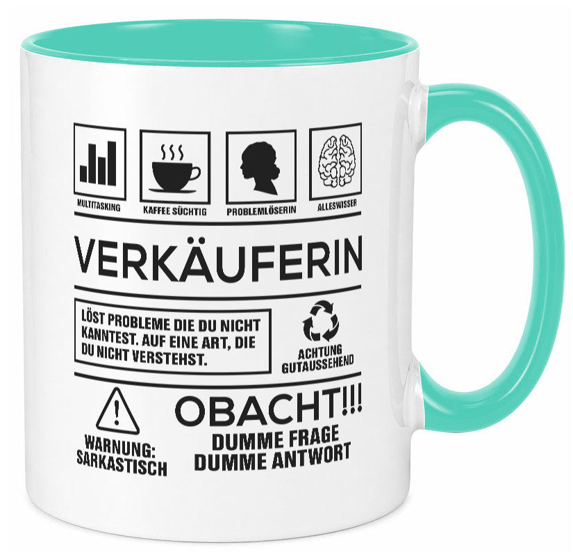 Achtung Probleme Verkäuferin| Kollegin | Verkaufsjob lustig Arbeit Kollegen