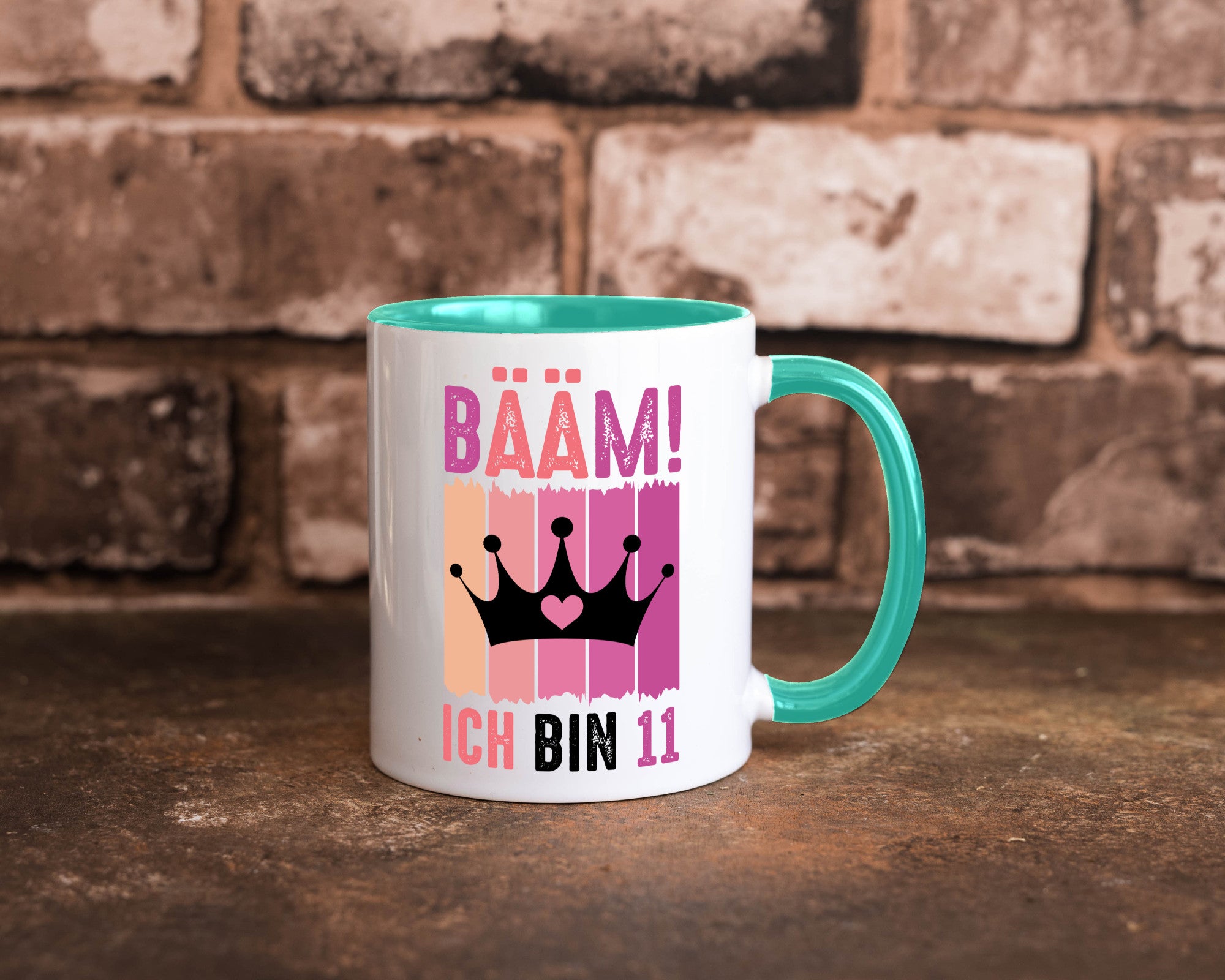 11. Geburtstag | 11 Jahre Bääm ich bin Krone Humor Geschenkidee Tasse