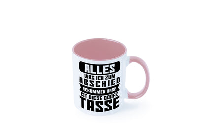 Zum Abschied | Kollegen Jobwechsel Büro Abschluss Geschenk Arbeit lustiger