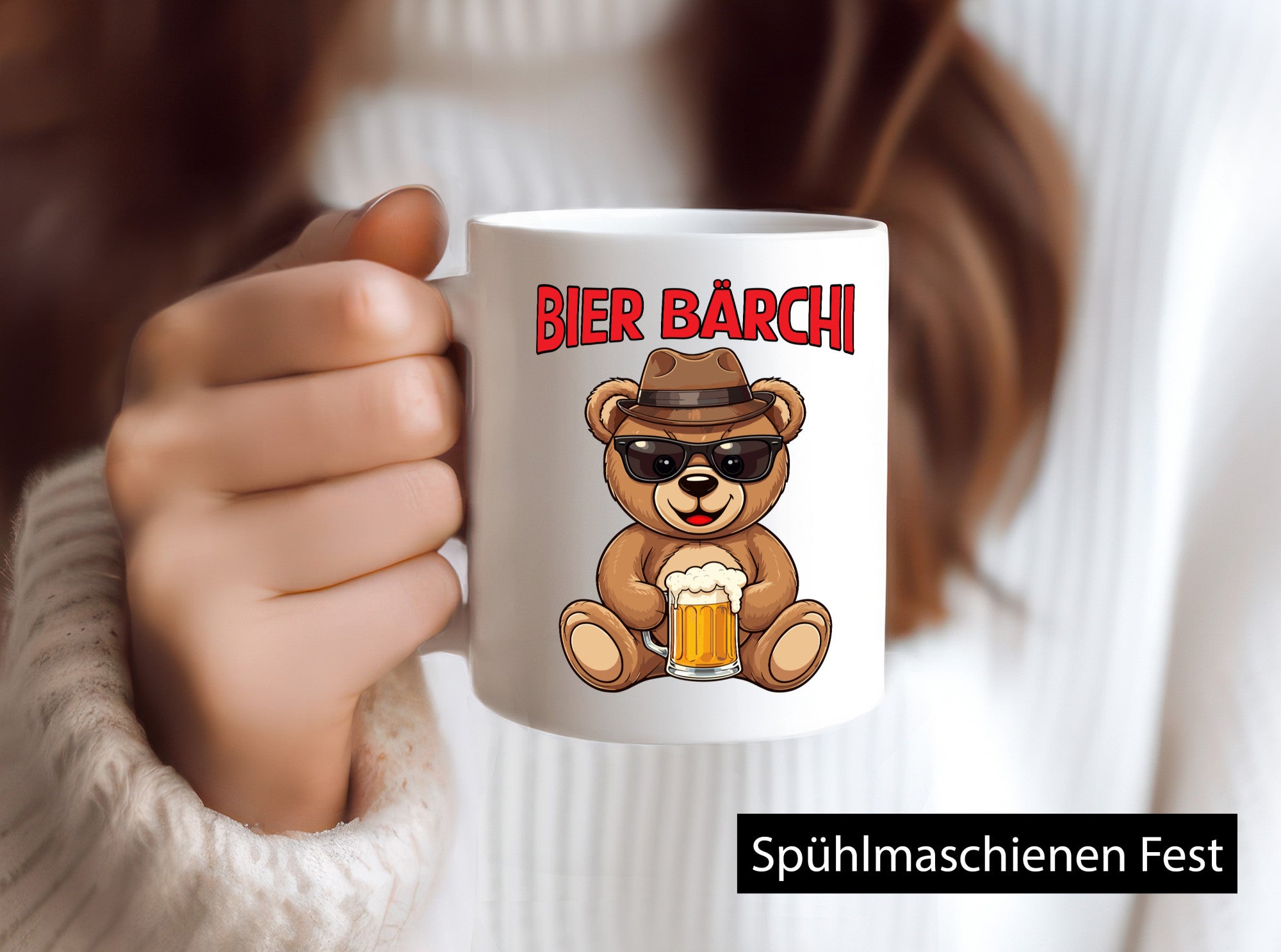 Bier Bärchi | Teddy Bär Bierliebhaber Party v2 Geschenkidee Humor Tasse