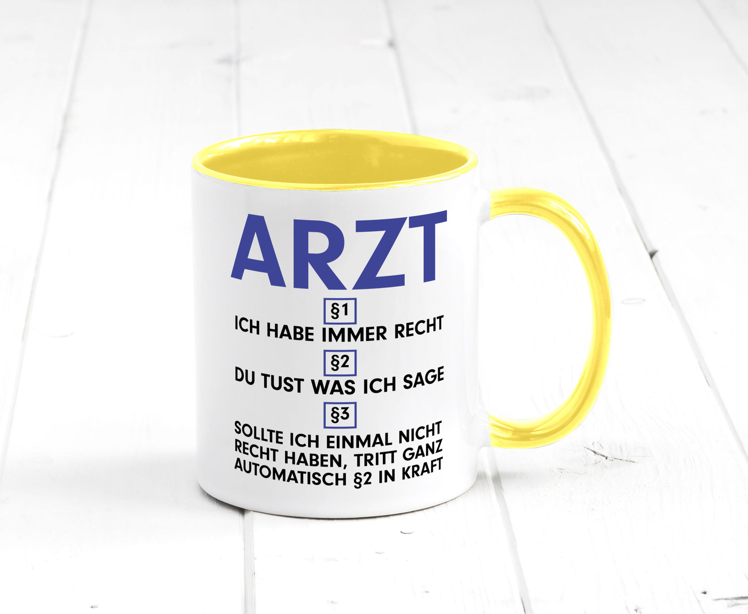 Ich habe immer Recht Arzt | Medizin Doktor Facharzt v2 Humor Geschenkidee Tasse