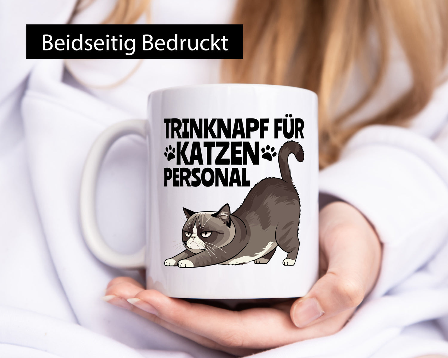 Katzen Personal | Katzenbesitzer Tasse Katze Humor vl7 lustig Tierliebhaber