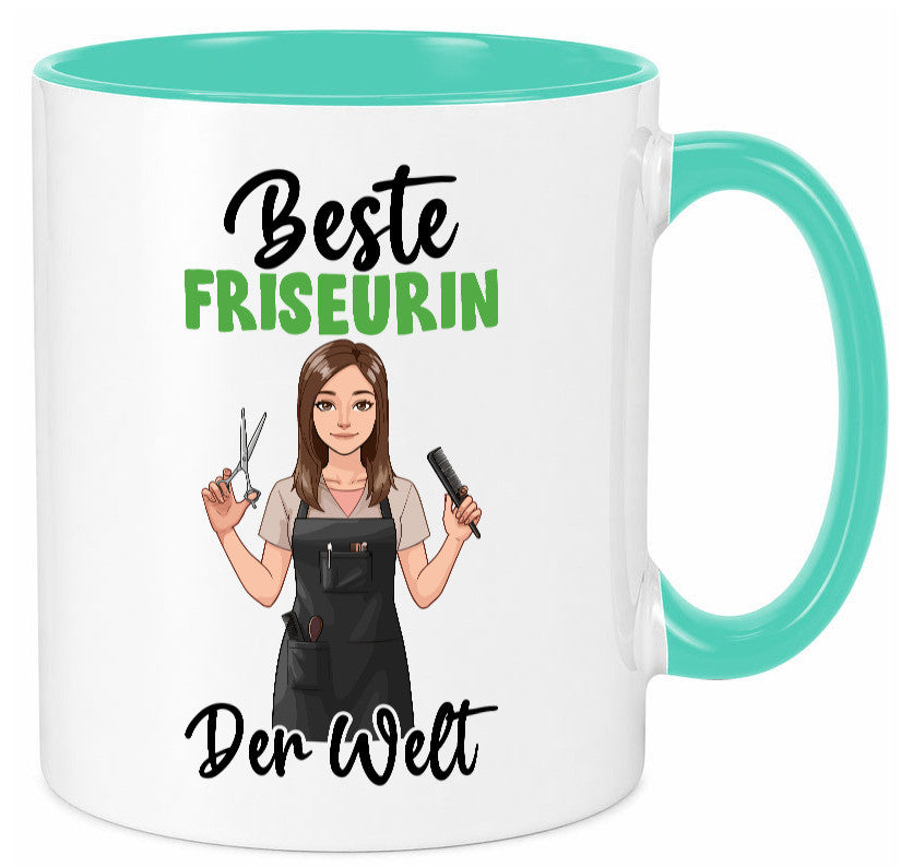 Beste Friseurin | Friseuse Frisuerin Geschenk Humor Geschenkidee lustiger