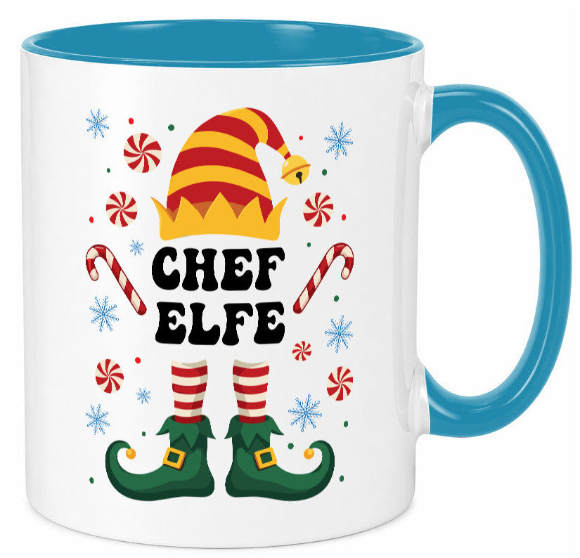 Chef Elfe | Weihnachten Weihnachts v2 lustiger Spruch Geschenk Arbeit Kollegen Tasse
