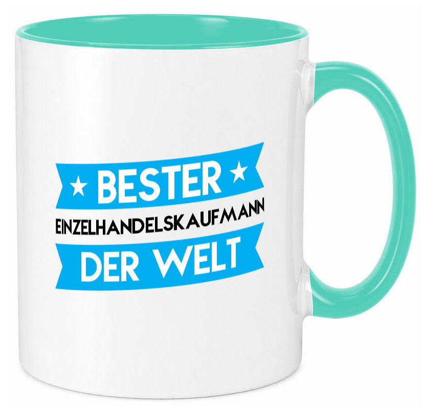Bester Einzelhandelskaufmann | Einzelhandel Geschenk Humor Geschenkidee Tasse